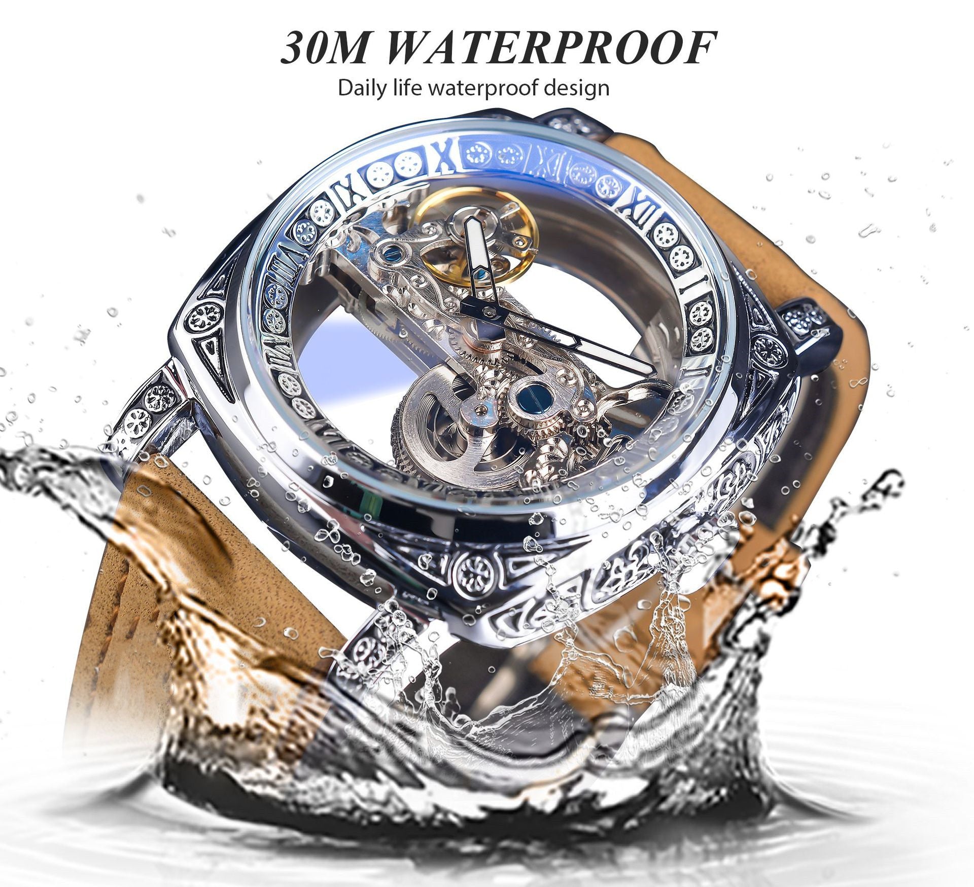 Hollow Out Automatic Mechanical Watch - MAXXLIFE ONLINE STORE