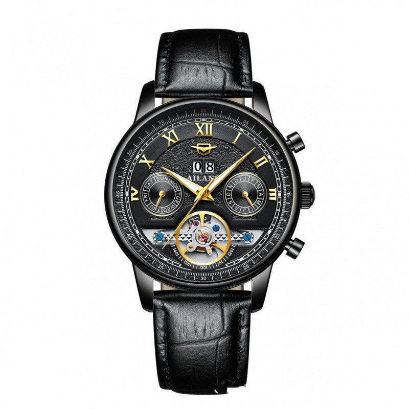 Automatic Mechanical Sun Moon Stars Business Men's Watch - MAXXLIFE ONLINE STORE