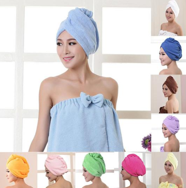 Women's Hair Dryer Cap, Absorbent Dry Hair Towel - MAXXLIFE ONLINE STORE