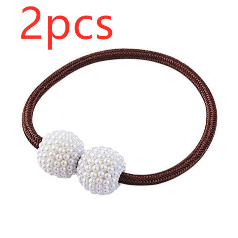 Magnetic Curtain Tiebacks Pearl Beads - MAXXLIFE ONLINE STORE