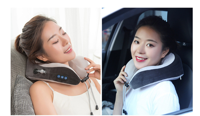 Electric Neck Massager U shaped Pillow Multifunctional Portable Shoulder Cervical Massager Outdoor Home Car  Massage - MAXXLIFE ONLINE STORE