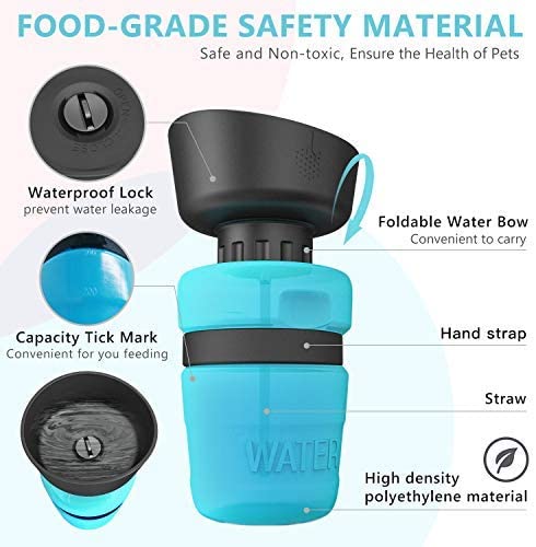 Pet Outdoor Foldable Bottle Dog Travel Water Bottle Dog Water Dispenser - MAXXLIFE ONLINE STORE