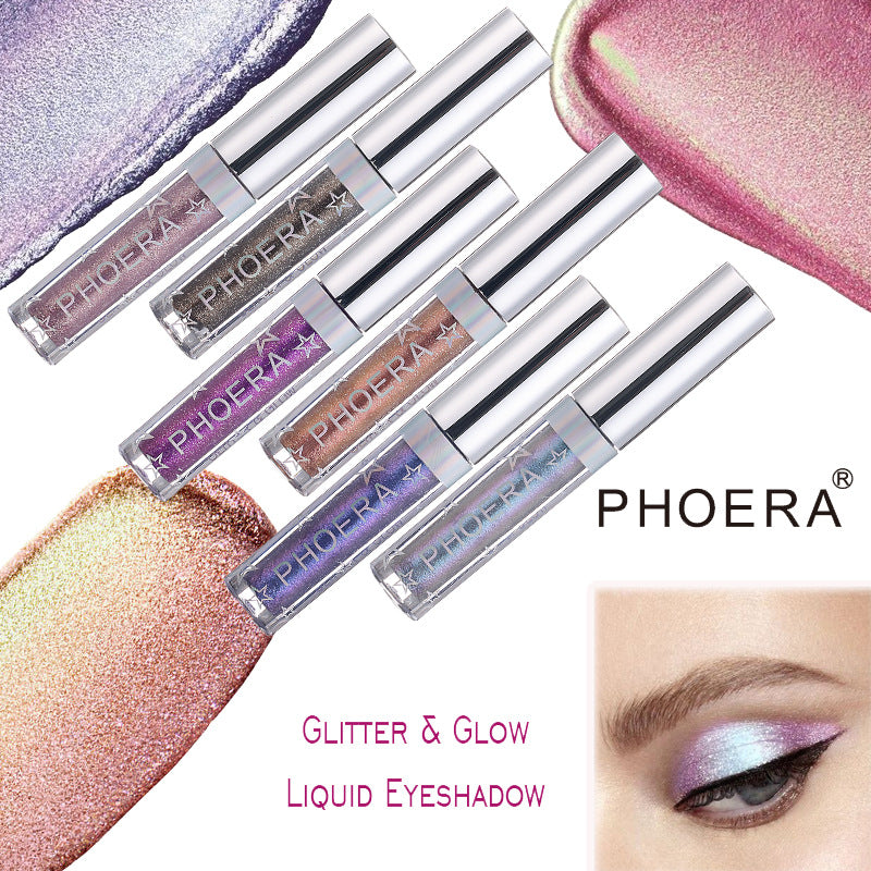 PHOERA Magnificent Metals Glitter and Glow Liquid Eyeshadow 12 Colors - MAXXLIFE ONLINE STORE