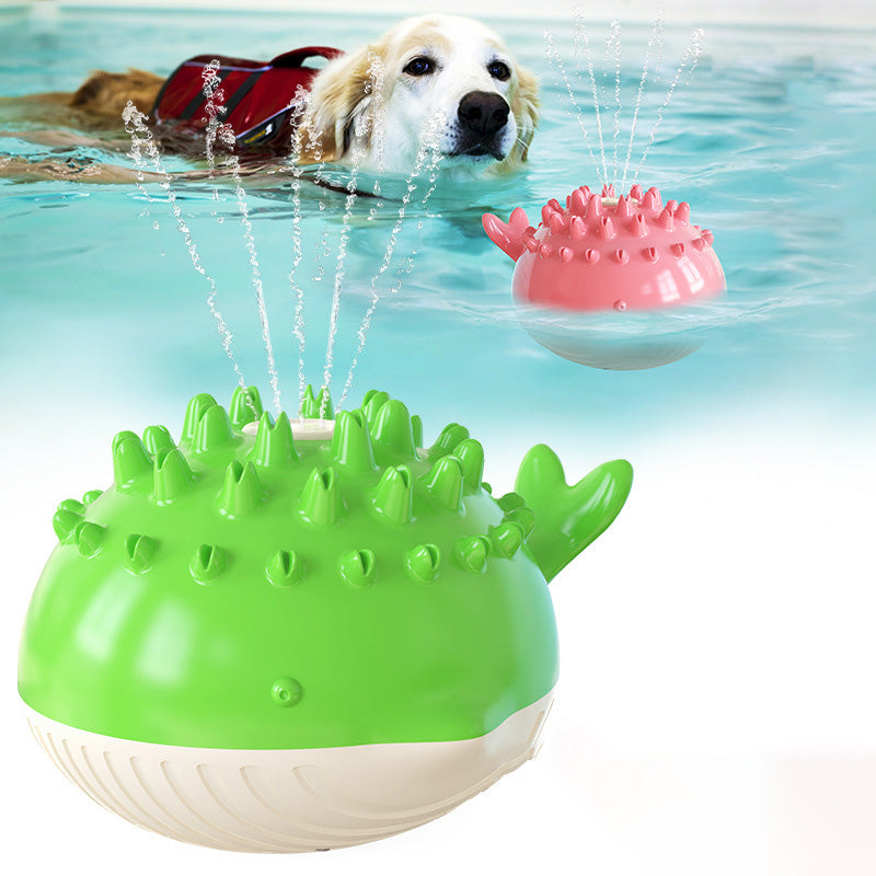 Pets Supplies Factory Amazon Hot Summer Electric Water Floating Swimming Pet Bathing Water Spray Dog Toy - MAXXLIFE ONLINE STORE