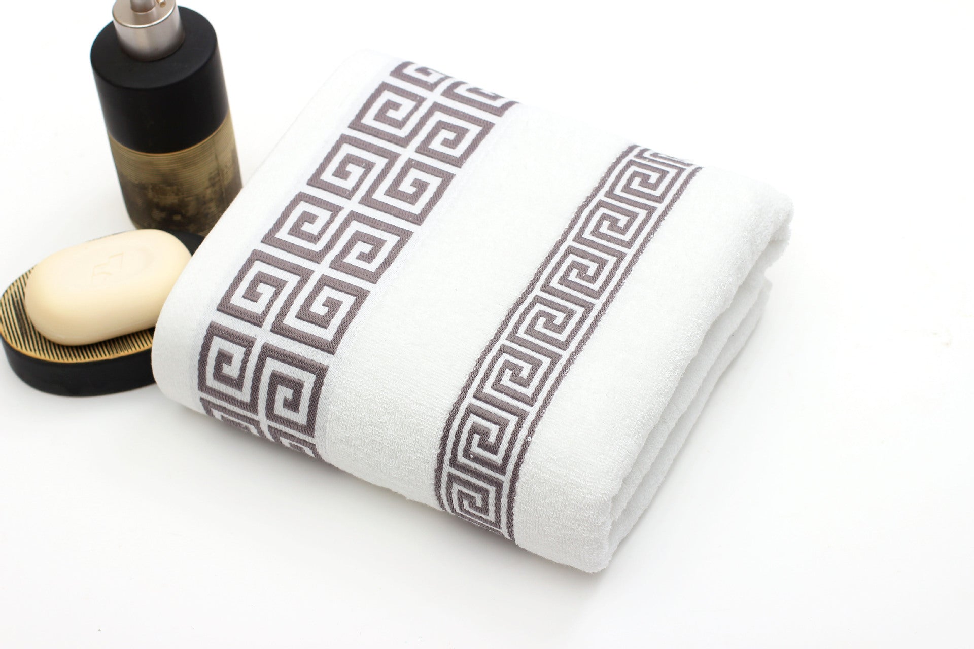 Foreign Trade Bath Towel Manufacturers Wholesale Plain-Colored Off-File To Pick Up The Word Pattern Towel Bath Towel Thickened Gift Set - MAXXLIFE ONLINE STORE