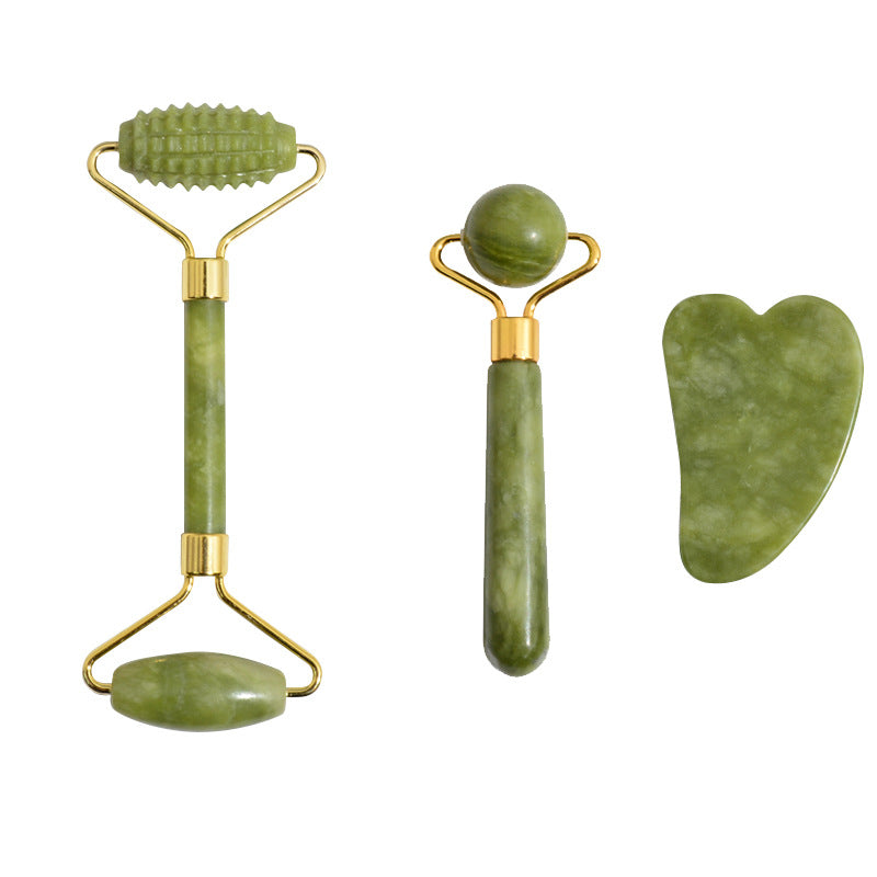 Massage Roller With Three Sets Of Facial Jade Massager - MAXXLIFE ONLINE STORE