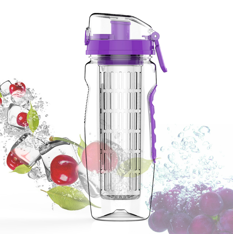 Free Fruit Infuser Juice Shaker Bottle Portable Climbing Camp Bottle - MAXXLIFE ONLINE STORE