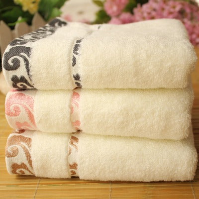 High quality pure cotton crepe-free jacquard Xiangyun thickening face towel - MAXXLIFE ONLINE STORE