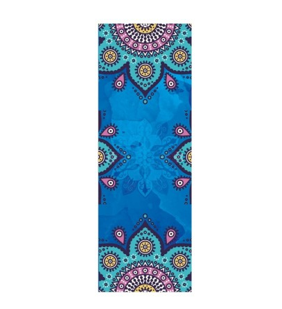 Beautiful Pattern Print New Yoga Towel Sweat Anti-skid Portable Gym Blanket Exercise Yoga Mat Towel Pilates Towel Yoga Mat Cover - MAXXLIFE ONLINE STORE