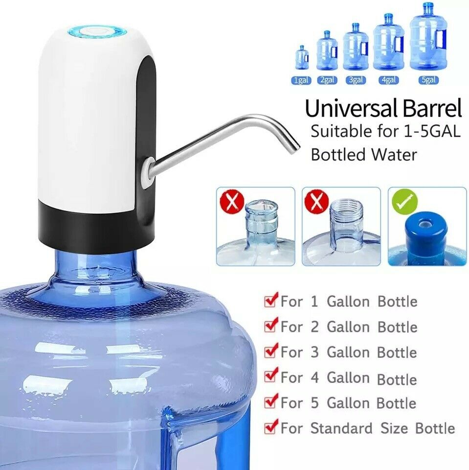 Water Bottle Electric Automatic Universal Dispenser 5 Gallon USB USB Water Dispenser Automatic Drinking Water Bottle - MAXXLIFE ONLINE STORE