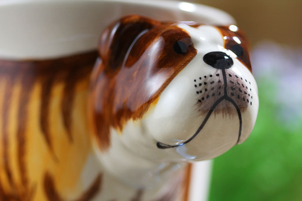 Animal mug Hand painted animal mug english bulldog ceramic mug - MAXXLIFE ONLINE STORE