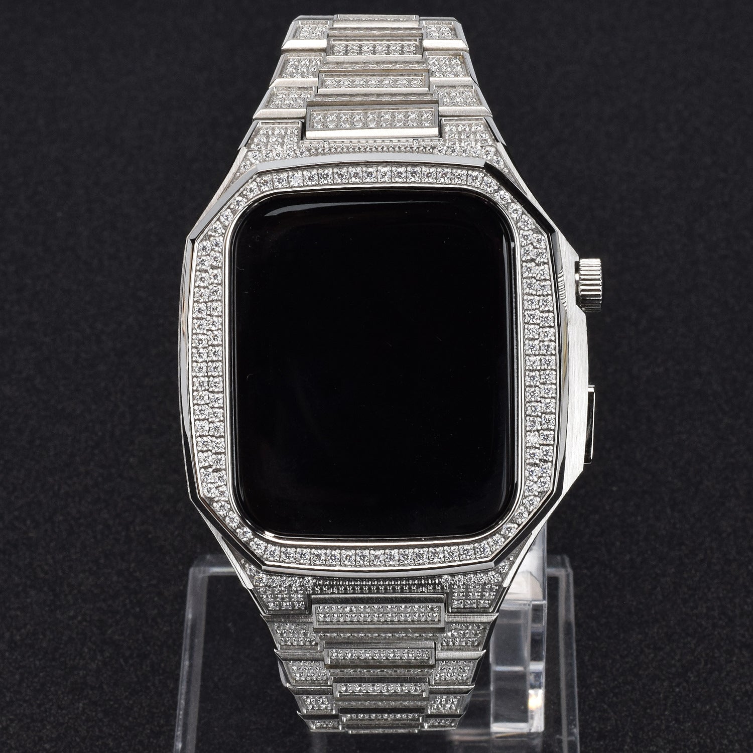 Stainless Steel Full Diamond Modified Watch Protective Case - MAXXLIFE ONLINE STORE