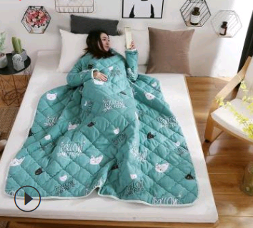 Winter Lazy Quilt with Sleeves - MAXXLIFE ONLINE STORE