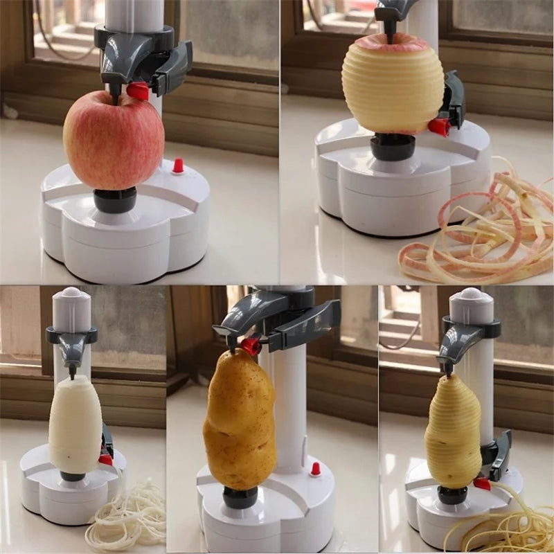 Multifunction Electric Peeler for Fruit Vegetables kitchen Accessories Cutter Machine - MAXXLIFE ONLINE STORE