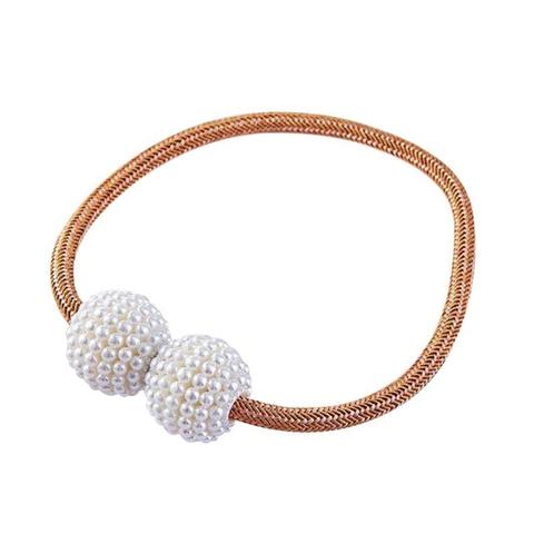 Magnetic Curtain Tiebacks Pearl Beads - MAXXLIFE ONLINE STORE