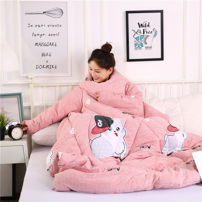 Winter Lazy Quilt with Sleeves - MAXXLIFE ONLINE STORE