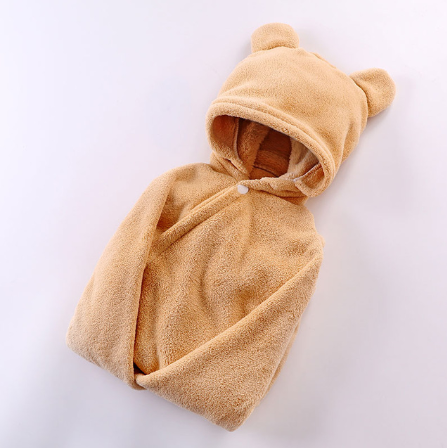 Cotton baby care hooded bath towel - MAXXLIFE ONLINE STORE