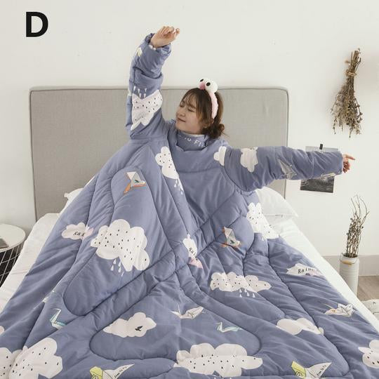 Winter Lazy Quilt with Sleeves - MAXXLIFE ONLINE STORE