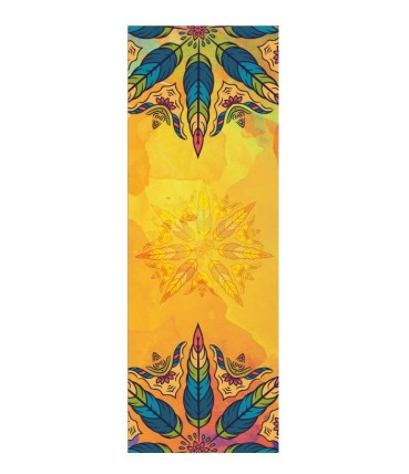 Beautiful Pattern Print New Yoga Towel Sweat Anti-skid Portable Gym Blanket Exercise Yoga Mat Towel Pilates Towel Yoga Mat Cover - MAXXLIFE ONLINE STORE