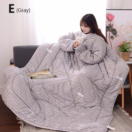 Winter Lazy Quilt with Sleeves - MAXXLIFE ONLINE STORE