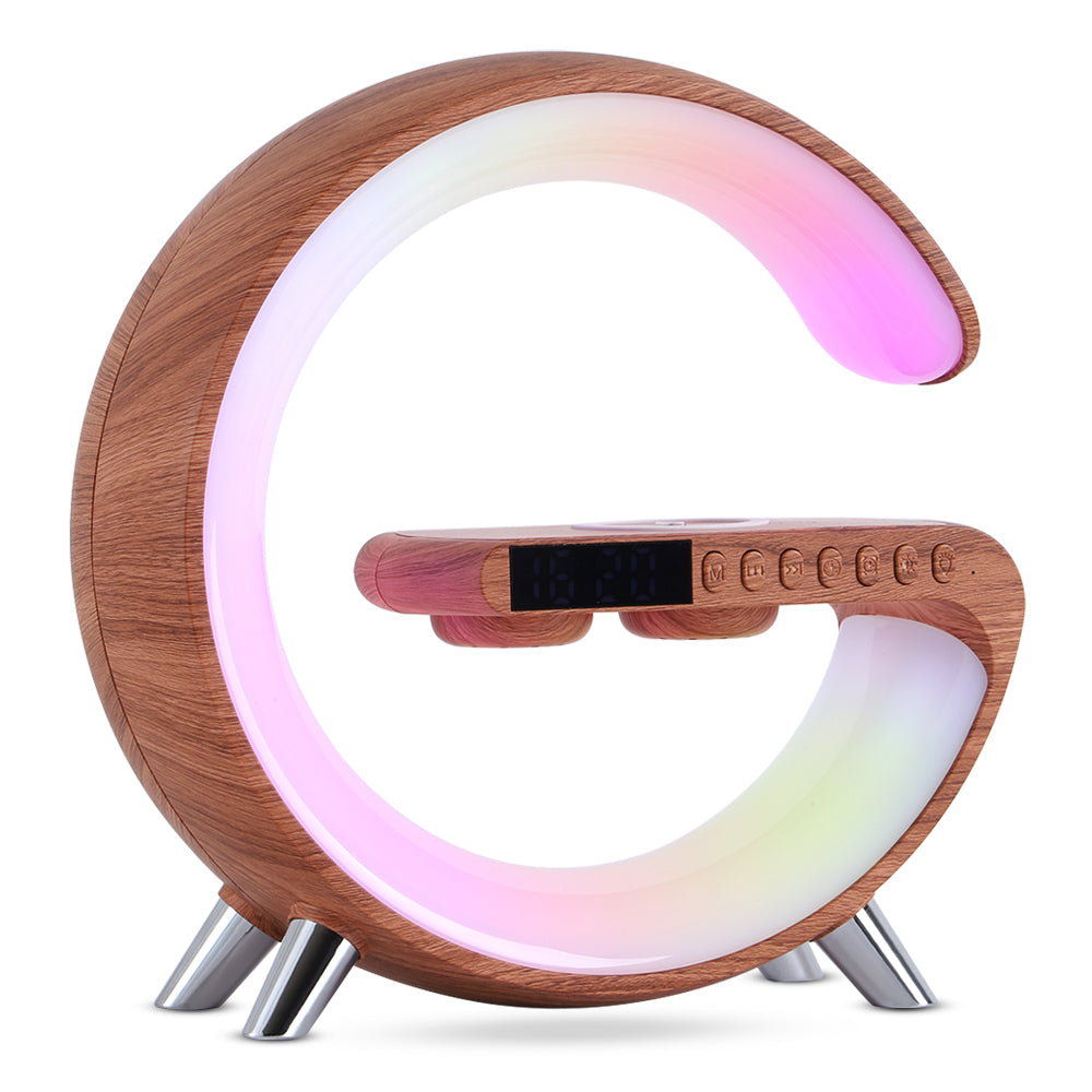 2023 New Intelligent G Shaped LED Lamp Bluetooth Speake Wireless Charger Atmosphere Lamp App Control For Bedroom Home Decor - MAXXLIFE ONLINE STORE