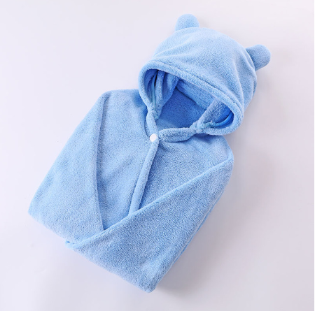 Cotton baby care hooded bath towel - MAXXLIFE ONLINE STORE