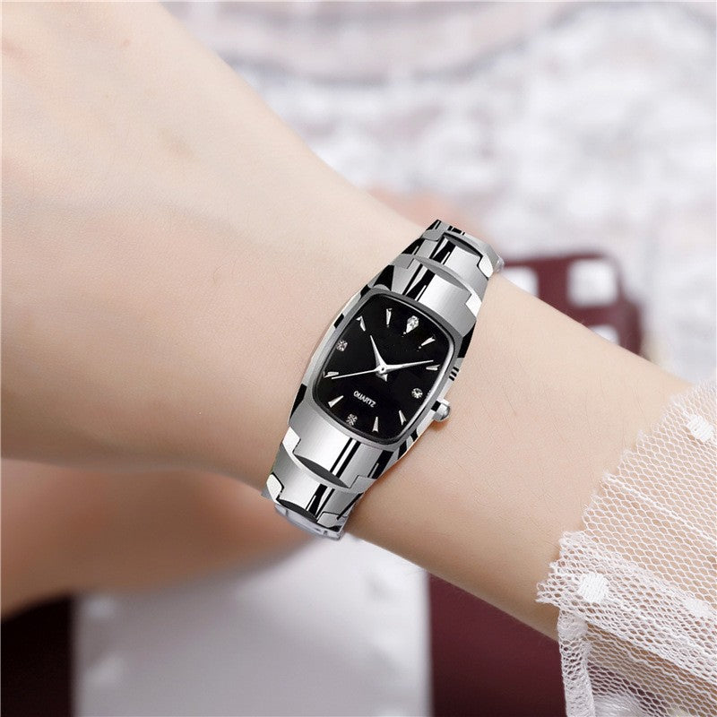 Women's Waterproof Steel Strip Square Quartz Watch - MAXXLIFE ONLINE STORE