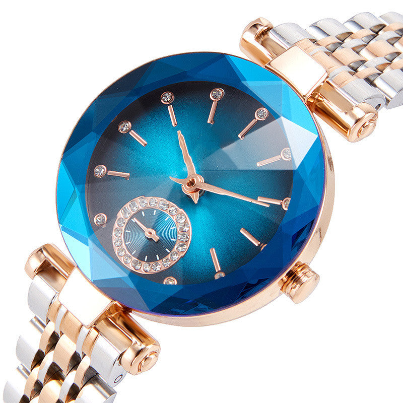 Women's Fashion Cut Two Hands Waterproof Quartz Watch - MAXXLIFE ONLINE STORE