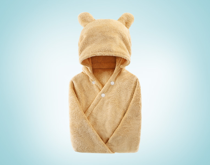 Cotton baby care hooded bath towel - MAXXLIFE ONLINE STORE