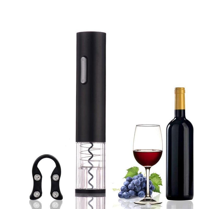 Electric Wine Opener Automatic Electric Wine Bottle Corkscrew Opener With Foil Cutter Wine Bottle Opener Kit - MAXXLIFE ONLINE STORE