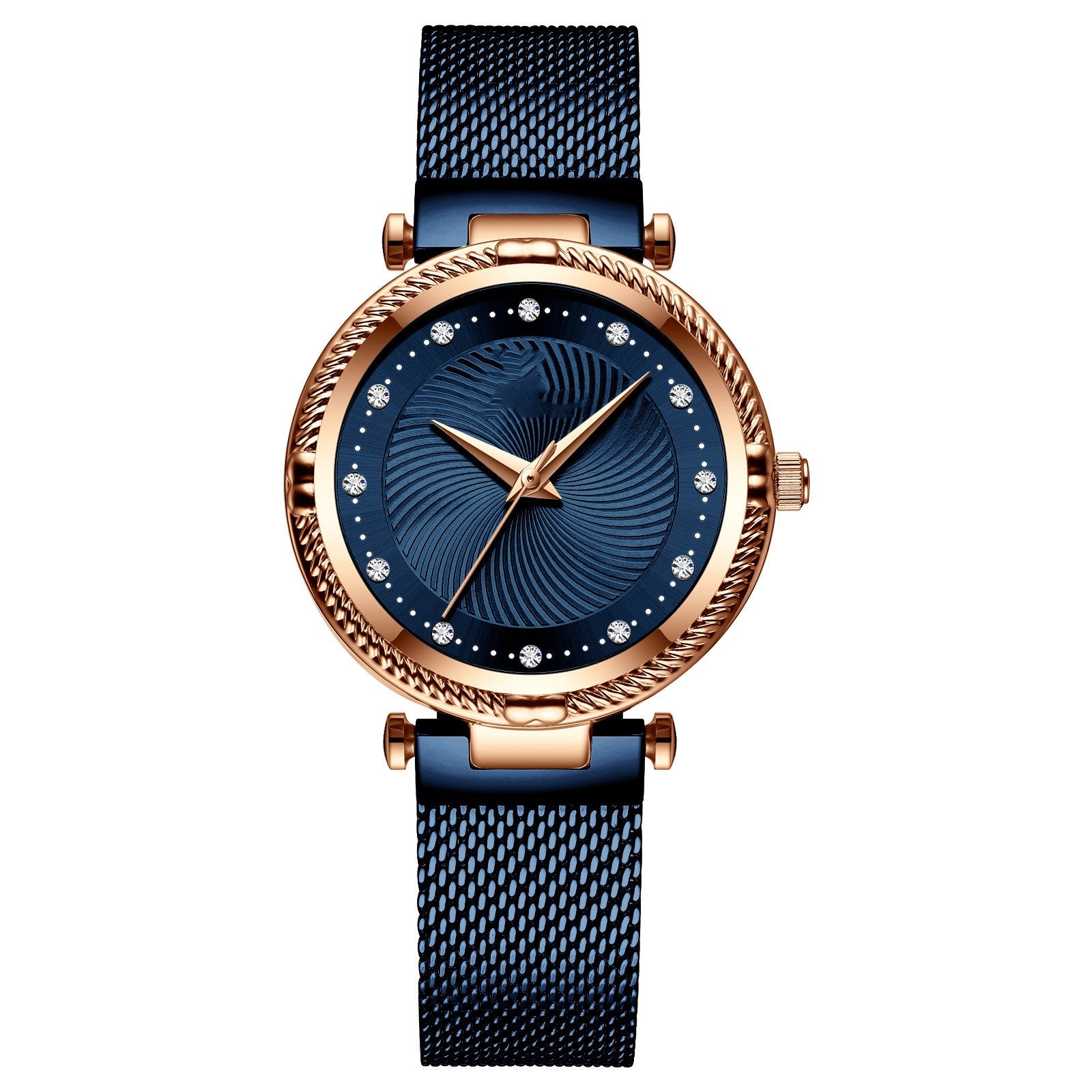 Mesh Waterproof Diamond Inlaid Women's Watch - MAXXLIFE ONLINE STORE