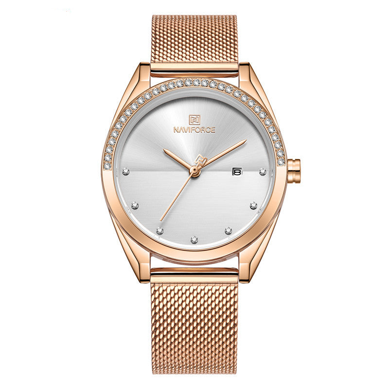 Waterproof Calendar Women Quartz Watch - MAXXLIFE ONLINE STORE