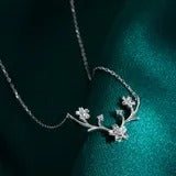 Pirate Ship Silver Antler Silver Necklace Feminine Fashion - MAXXLIFE ONLINE STORE