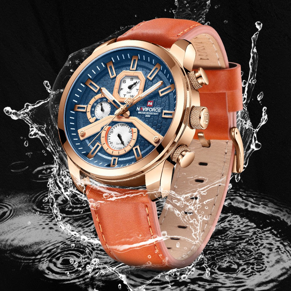 Fashion Luminous Waterproof Luminous Needle Large Dial Watch Male - MAXXLIFE ONLINE STORE