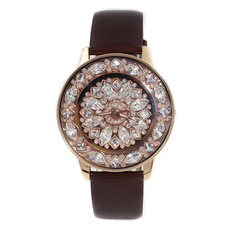 New Women's Luxury Waterproof Diamond British Watch - MAXXLIFE ONLINE STORE