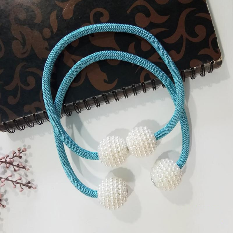 Magnetic Curtain Tiebacks Pearl Beads - MAXXLIFE ONLINE STORE