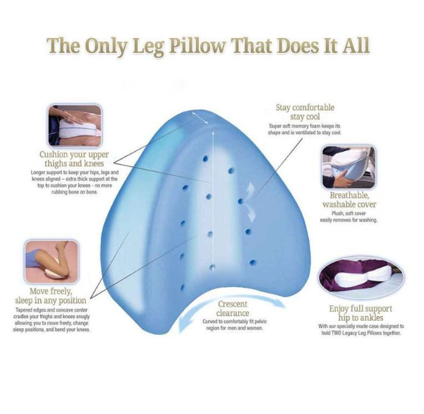 Leg Knee Pillow Slow Rebound Memory Comfortable - MAXXLIFE ONLINE STORE