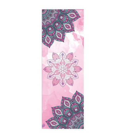 Beautiful Pattern Print New Yoga Towel Sweat Anti-skid Portable Gym Blanket Exercise Yoga Mat Towel Pilates Towel Yoga Mat Cover - MAXXLIFE ONLINE STORE