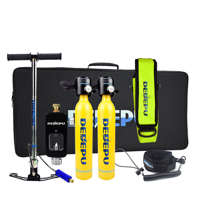 Scuba Respirator Portable 05L Oxygen Cylinder Water Sports Snorkeling Set - MAXXLIFE ONLINE STORE