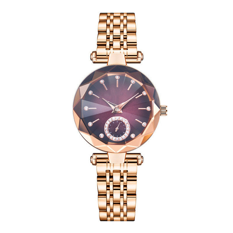 Women's Fashion Simple Cut Quartz Watch Steel Band - MAXXLIFE ONLINE STORE