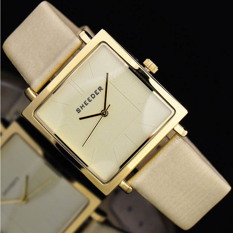 Watch WeChat Internet Celebrity Small Black Watch Retro Women's Quartz Watch Strap Small Square Watch - MAXXLIFE ONLINE STORE