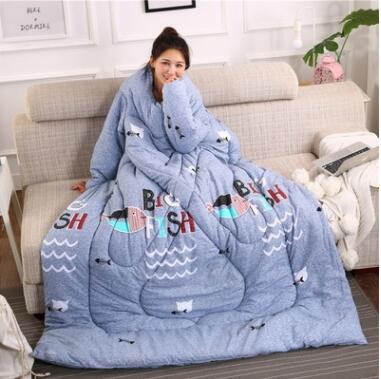 Winter Lazy Quilt with Sleeves - MAXXLIFE ONLINE STORE