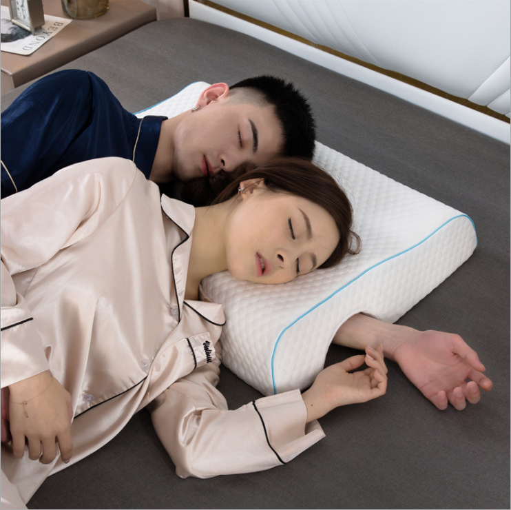 Couples Pillow Arched Cuddle Pillow With Slow Rebound Memory Foam For Arm Rest Hand Pillow - MAXXLIFE ONLINE STORE