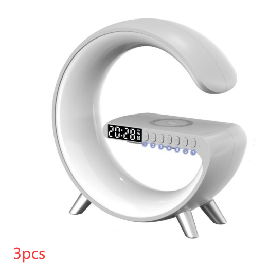 2023 New Intelligent G Shaped LED Lamp Bluetooth Speake Wireless Charger Atmosphere Lamp App Control For Bedroom Home Decor - MAXXLIFE ONLINE STORE