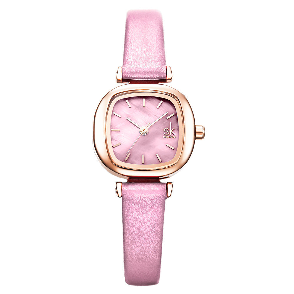 Square Waterproof Belt Quartz Women's Student Watch - MAXXLIFE ONLINE STORE