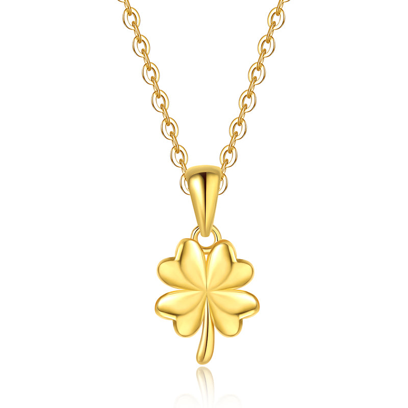 Fashion Clover Pendant Gold Clavicle Chain - MAXXLIFE ONLINE STORE