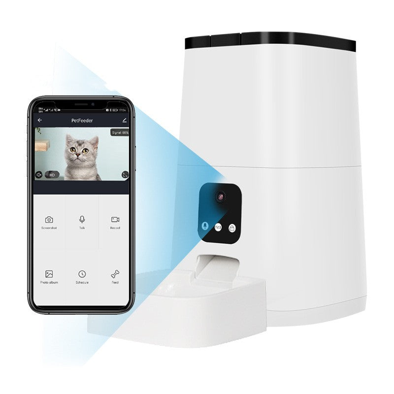 Intelligent Timed And Quantitative Fully Automatic Pet Feeder - MAXXLIFE ONLINE STORE