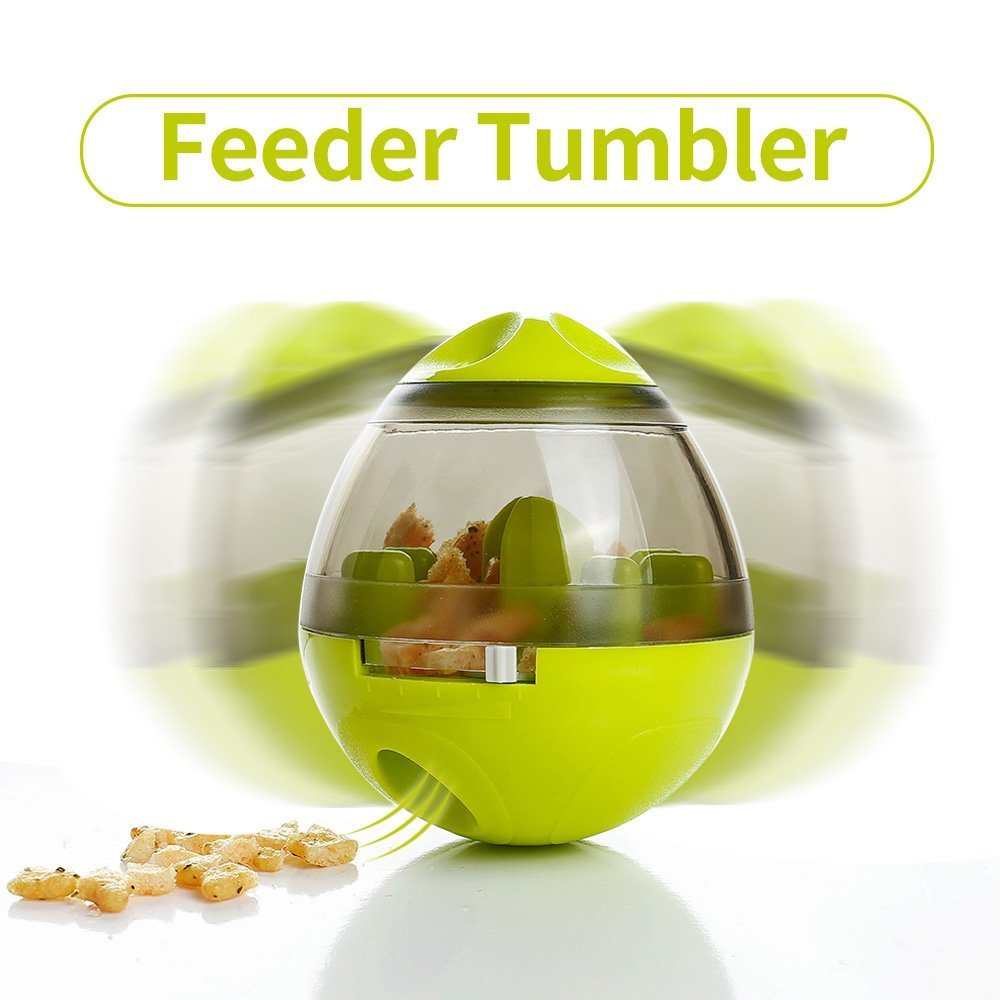 Dog Food Balls Tumbler Pet Puppy Feeder Dispenser Bowl Toy Leak Food Interactive Pet Tumbler Feeder Food Automatic Dispenser Bowl Interactive Balls - MAXXLIFE ONLINE STORE