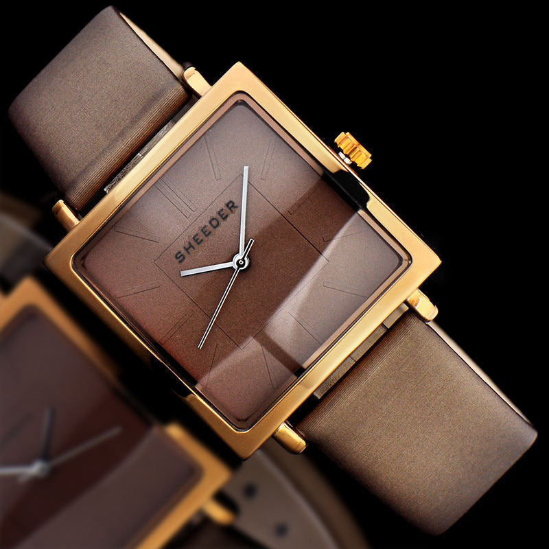 Watch WeChat Internet Celebrity Small Black Watch Retro Women's Quartz Watch Strap Small Square Watch - MAXXLIFE ONLINE STORE