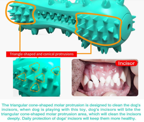 Pet Dog Cleaning Chew Toys For Aggressive Dogs Rubber Molar Stick Dog Oral Teeth - MAXXLIFE ONLINE STORE